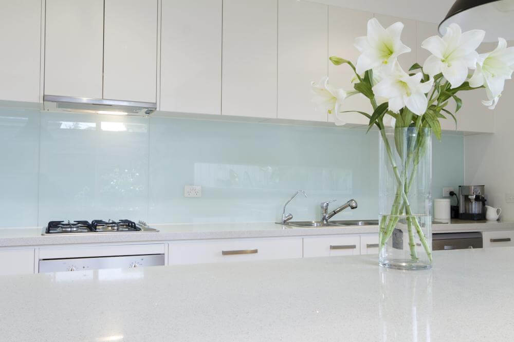 Sapphire Kitchen Glass Splashback Toughened & Heat Resistant 