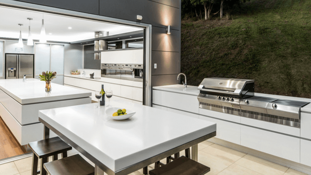 modern outdoor kitchens