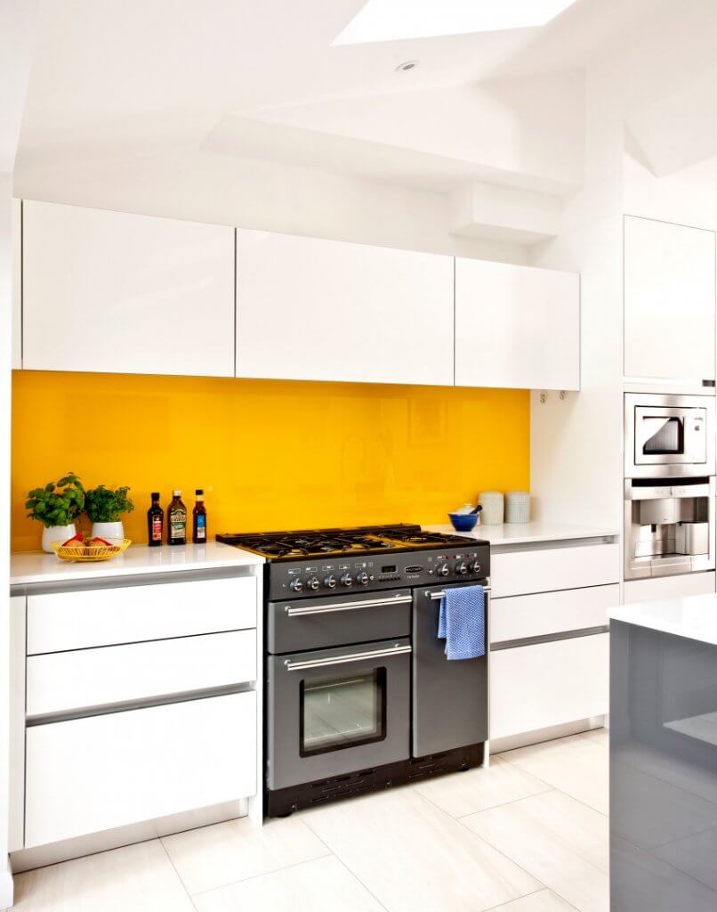 The Best Glass Splashback Colours For A White Kitchen Economy Glass