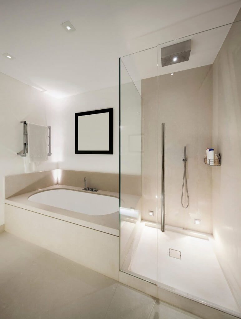 Frameless-shower-screen