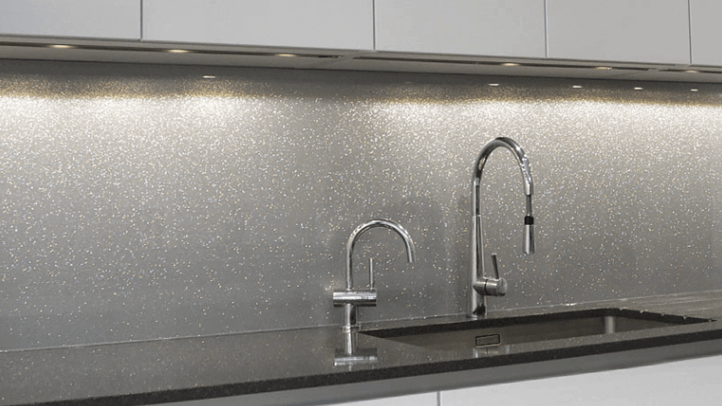 glass splashback colours